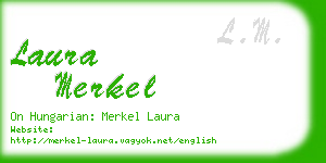 laura merkel business card